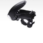 Set far si stop, cu led, pentru bicicleta, culoare negru, tip II